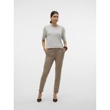 Broek - Enkel Lengte - Zwart - Katoen - Regular Fit