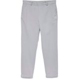 VERO MODA - Capri Broek - Lichtgrijs - Slimfit - Gerecycled Materiaal - 7/8 Lengte