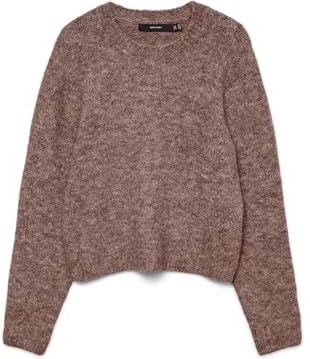 Vero Moda Vmnovah Ls o Neck Pullover Ga Noos Dames Gebreide Truien