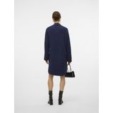 VERO MODA - Vmgold Highneck Pinstripe Short Dress - Navy Blazer - Jurk
