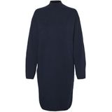 VERO MODA - Vmgold Highneck Pinstripe Short Dress - Navy Blazer - Jurk