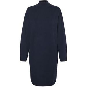 VERO MODA - Vmgold Highneck Pinstripe Short Dress - Navy Blazer - Jurk