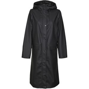 Vero Moda Manteau enduit Vmmalou Noos, Noir, S