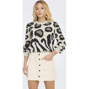 JDY Lorraine Animal Knit Trui Dames