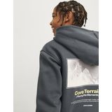 Jack&jones - Jcoalpha Mountain Print Sweat Hood Jnr - Jongens - Sweaters