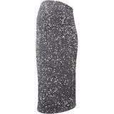 Midi-rok - Enkel Lengte - High Waist - Viscose Voering - Glitterdetail