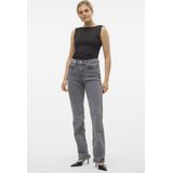 Vero Moda - Denim Jeans - Medium Grey - 99% Katoen - Straight Pasvorm