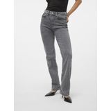 Vero Moda - Denim Jeans - Medium Grey - 99% Katoen - Straight Pasvorm