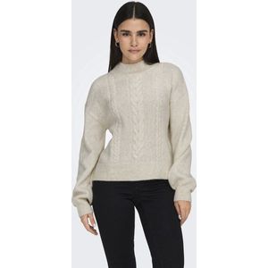 JDY - Jdysusanna - Pullover - Zwart - Gebreid - Hoge Hals - Lange Mouwen