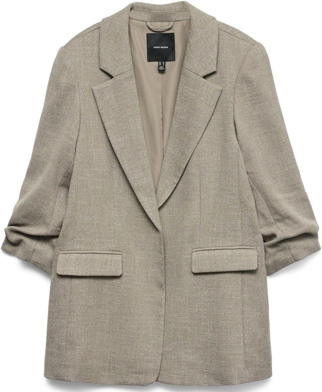 Vero Moda - Blazer - Silver Mink - Polyester Viscose Mix