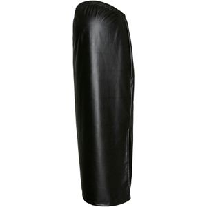 Kokerrok - Effen - Imitatieleder - 7/8 Lengte