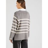 Gebreide Trui - Gestreept - Knitwear - Ronde Hals - Losse Pasvorm