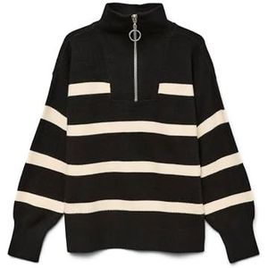 Vero Moda - VMSABA - Trui - Zwart/Wit - Schipperstruien