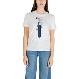 Only T-shirt Onlemma Life Reg S s Lady Top Box J 15329752 Bright White cherie Dames