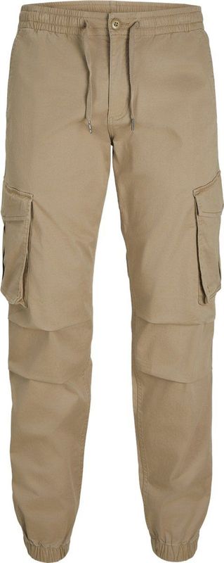 JACK & JONES Kane Noah Cuffed Cargo loose fit - heren cargo broek - camel bruin