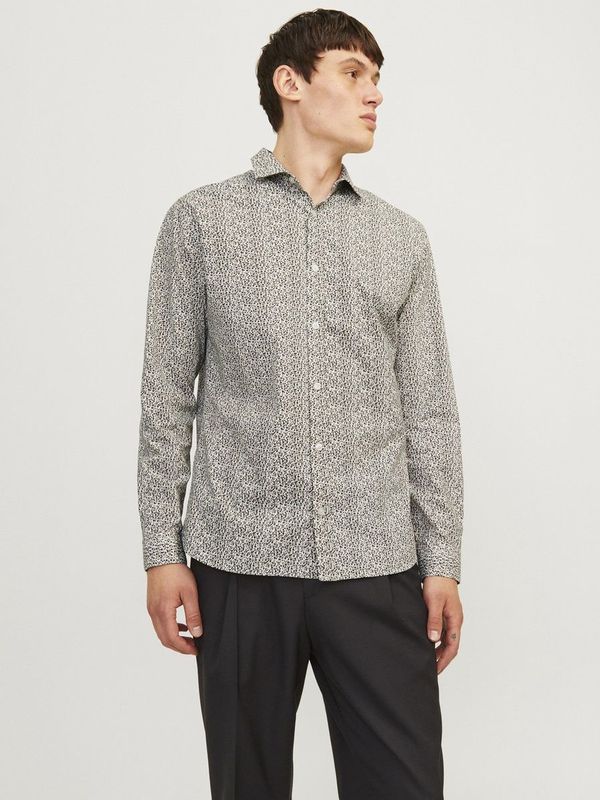 Jack Jones - Jprblablackpool Stretch Ls Shirt Sn - Heren - Overhemden