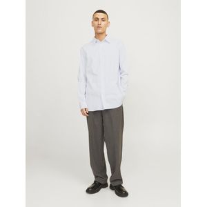 Jack & Jones - JPRBlabushwick Stanley - Overhemd - Lichtblauw/Wit - Katoen - Comfort Fit