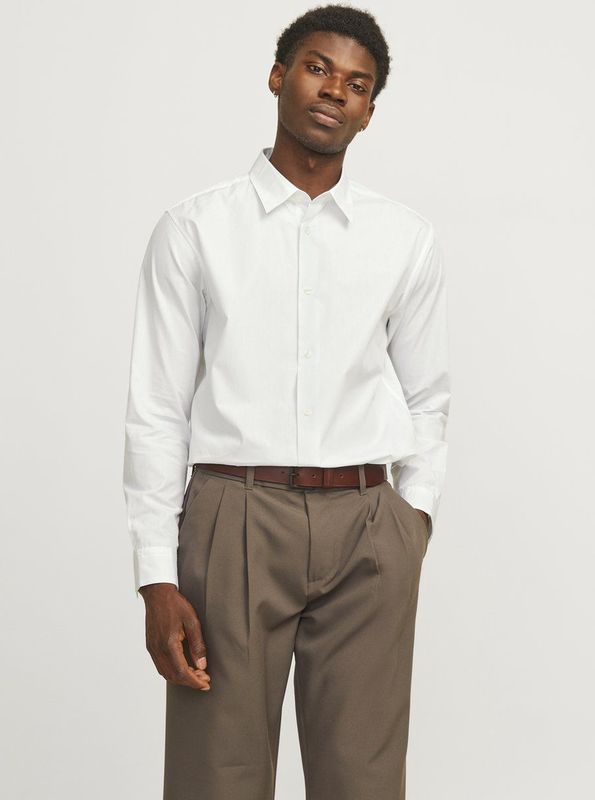 JACK & JONES - JPRBLABUSHWICK STANLEY - Overhemd - Wit
