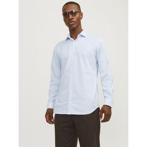 Chambray Blue - Overhemd - Slim Fit - Knoopsluiting - Lange Mouwen