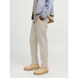 Jack & Jones Heren Chino Broek JPSTACE JJCORDUROY CHINO comfort/relaxed Beige Volwassenen
