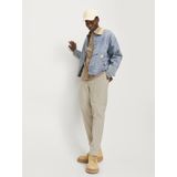 Jack & Jones Heren Chino Broek JPSTACE JJCORDUROY CHINO comfort/relaxed Beige Volwassenen