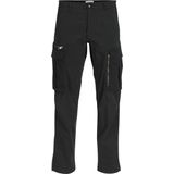 Cargobroeken - Geweven Stof - Relaxed Fit - Mid Rise - Katoen