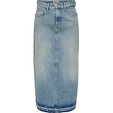 ONLY Onlnelia Mw Maxi DNM Tint Rok Dot voor dames, Medium blauw denim/Detail:getint, XS