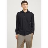 JACK&JONES - JPRBLAACTIVE STRETCH SHIRT SN - Overhemd - Zwart - Slim Fit