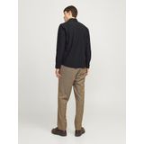 JACK&JONES - JPRBLAACTIVE STRETCH SHIRT SN - Overhemd - Zwart - Slim Fit