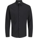 JACK&JONES - JPRBLAACTIVE STRETCH SHIRT SN - Overhemd - Zwart - Slim Fit