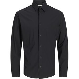 JACK&JONES - JPRBLAACTIVE STRETCH SHIRT SN - Overhemd - Zwart - Slim Fit
