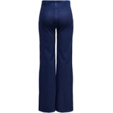 ONLY high waist flared jeans dark blue denim