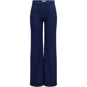 ONLY - ONLVINNIE - Jeans - Donkerblauw - Hoge Taille - Flared Pijpen