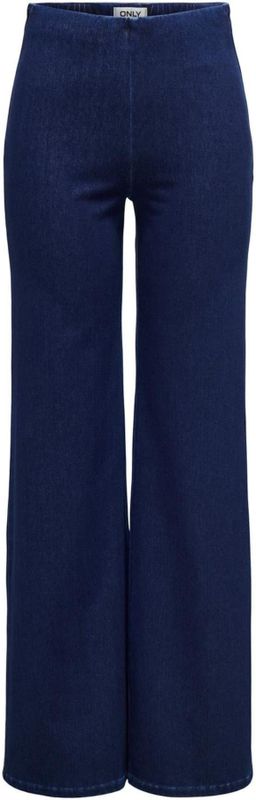 ONLY high waist flared jeans dark blue denim