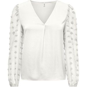 Only Onlemery Life l s Mix Top Box Jrs Dames Top
