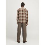 JACK & JONES - BLUBROOK - Vrijetijdsoverhemd - Katoen - Regular Fit - Button-Downkraag