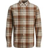 JACK & JONES - BLUBROOK - Vrijetijdsoverhemd - Katoen - Regular Fit - Button-Downkraag