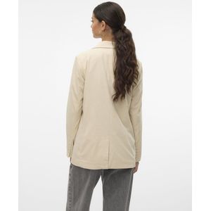 Blazer - Omgekeerde Nek - Knoopsluiting - Voorzakken - Losse Pasvorm - 100% Polyester