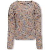 ONLMUSSA LIFE L/S PULLOVER CC KNT - Pumice Stone/W