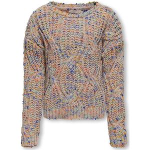 ONLMUSSA LIFE L/S PULLOVER CC KNT - Pumice Stone/W