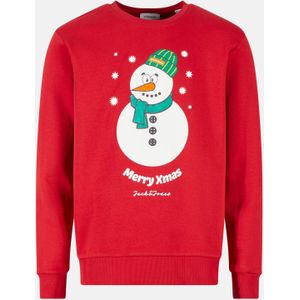 Jack & Jones - Sweatshirt - Groen - Katoen - Ronde Hals