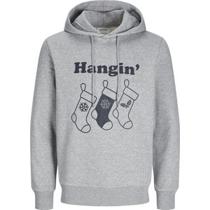 Jack & Jones - JJXMAS - Kersttrui - Grijs - Katoen/Polyester