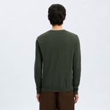 Gebreide Trui - Forest Night - Zonder Capuchon - Lange Mouwen - Ribboord