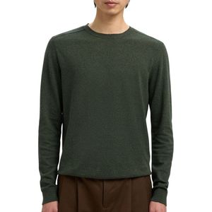 Gebreide Trui - Forest Night - Zonder Capuchon - Lange Mouwen - Ribboord