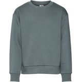 VERO MODA - Sweatshirt - Grijs - Katoen - O-hals - Lange Mouwen