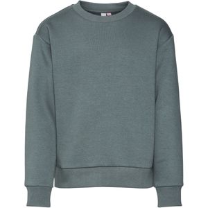 VERO MODA - Sweatshirt - Grijs - Katoen - O-hals - Lange Mouwen