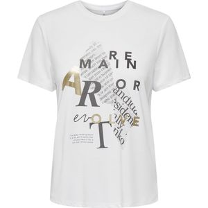 Only - Onlfree Life Reg s s Leaf Top Jrs Noos - Dames - Blouses