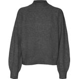 Vmleaf - Gebreide Pullover - Hoge Hals - Lange Mouwen - Regular Fit