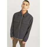 Jack & Jones - Jprblurussel Wool Blend Jacket - Tussenjas - Zwart - Mannen