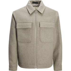 Jack & Jones - Tussenjas - Gemeleerd - Lange Mouwen - Ritsluiting
